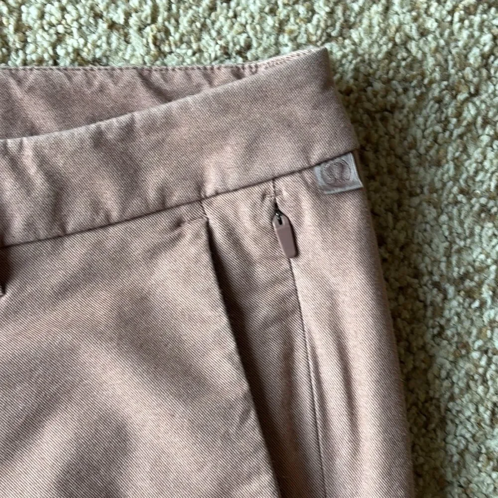 Lululemon Men’s Commission Pant Cotton Slim Earth Dye Faded Red 32